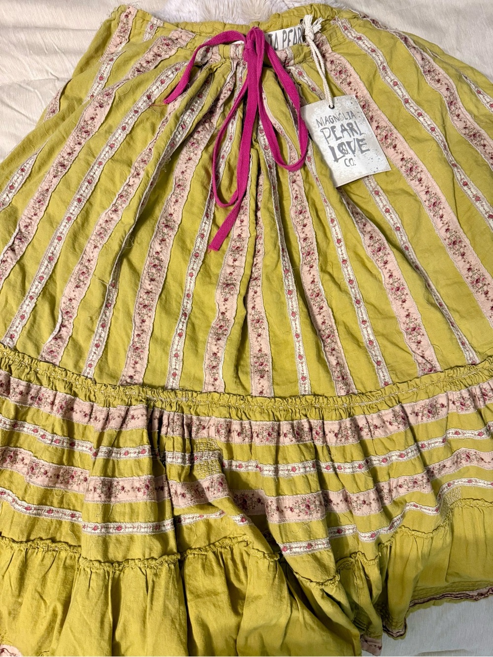 Magnolia Pearl Rose Ribbon Vara Skirt